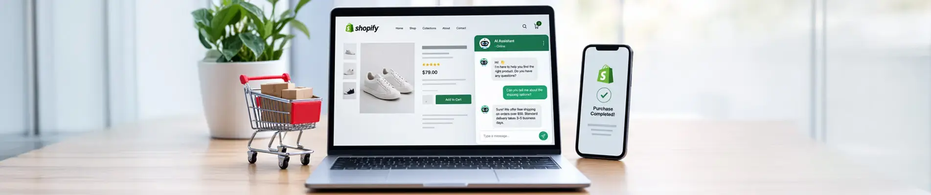 AI chatbot for Shopify stores