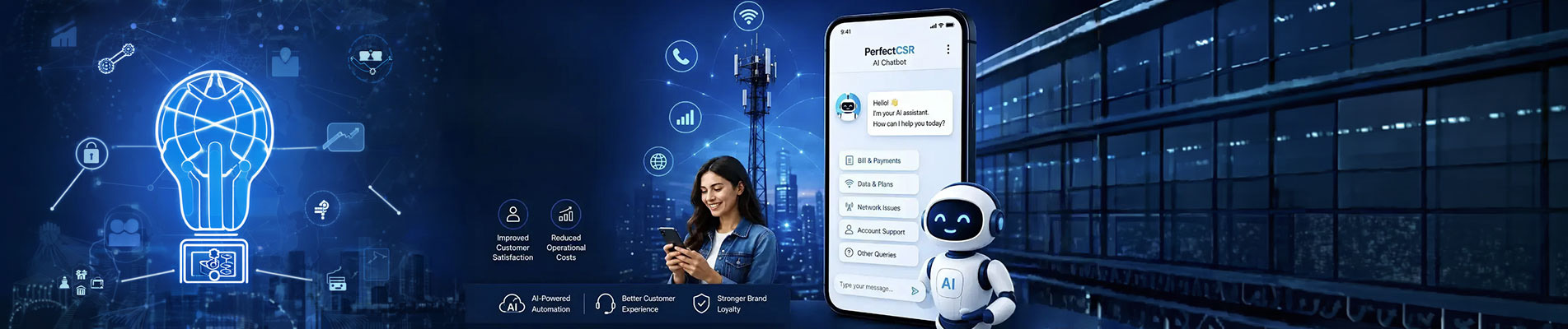 How Telecom Companies Can Integrate PerfectCSR AI Chatbot