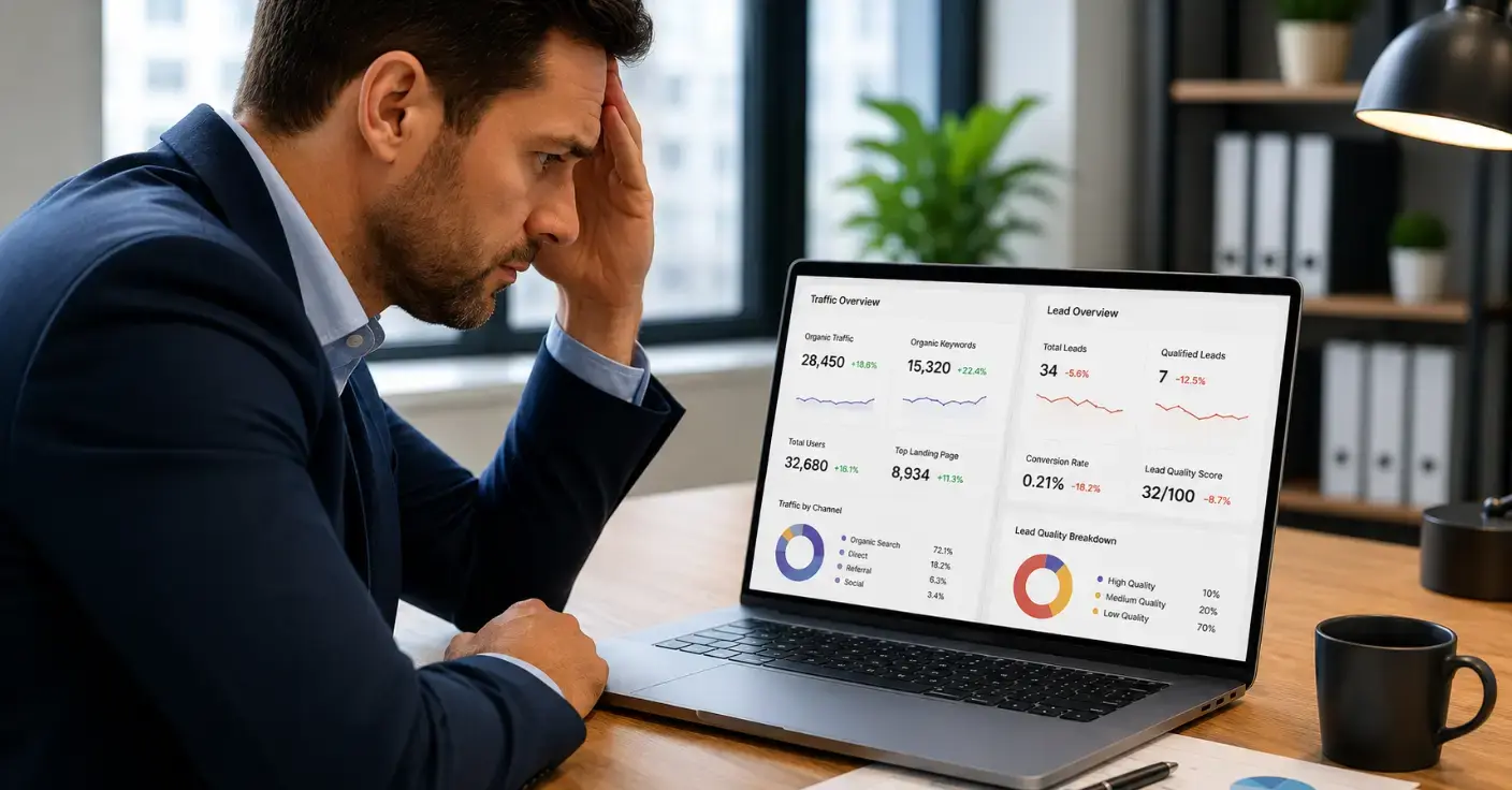 Website Gets Traffic but Not leads