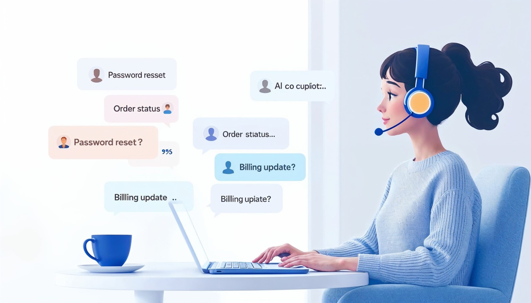 automated responses and high-value human support.