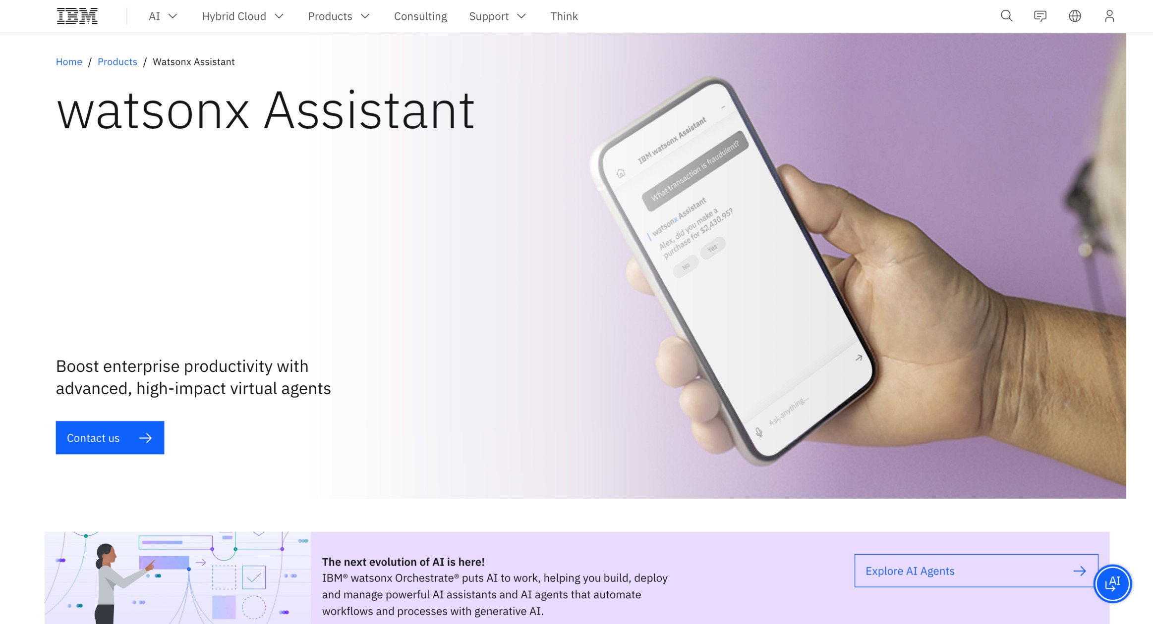 IBM watsonx Assistant