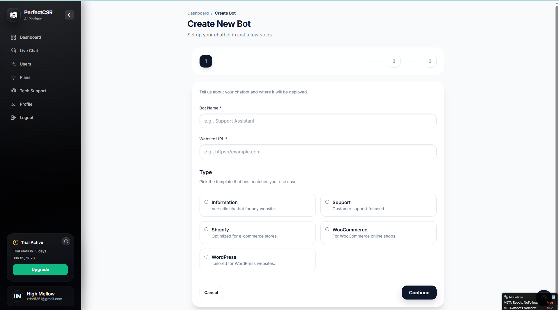 creat-new-chatbot