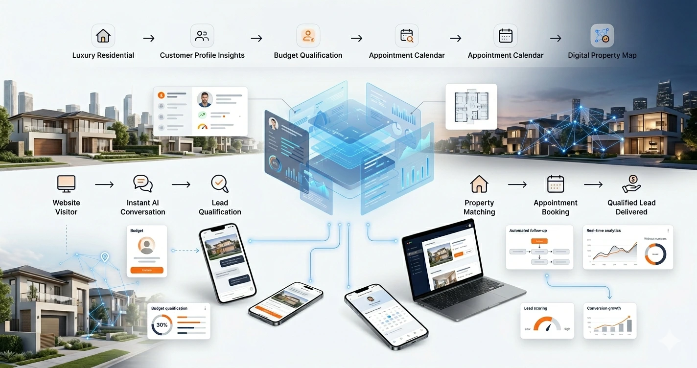 Lead generation and qualification for real estate agencies